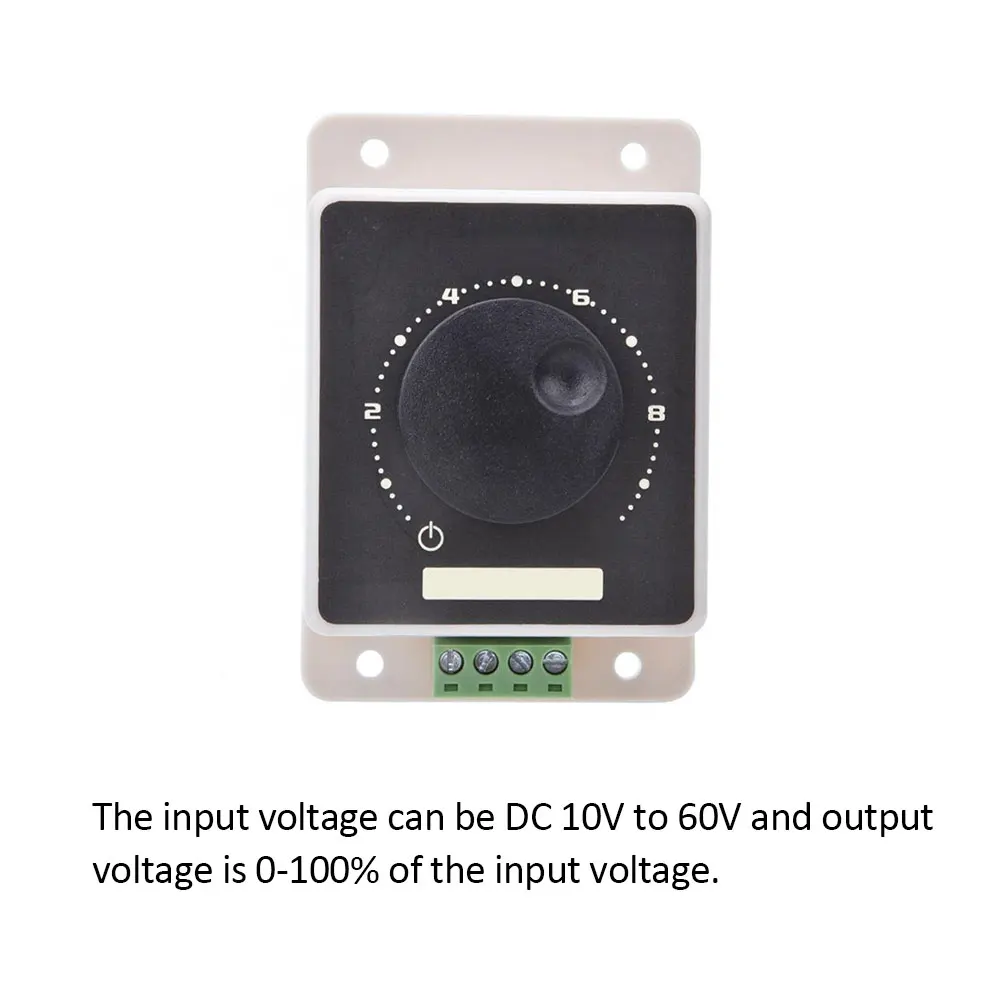 

Motor Speed Controller 10-60V 20A DC Pulse Width Modulator Waterproof PWM Regulator Pinpoint Regulator Controller Forward
