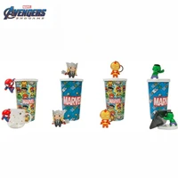 disney avengers 4 sippy cup hulk cup elf button doll cup marvel series heroes doll cup creative drink cup water bottle