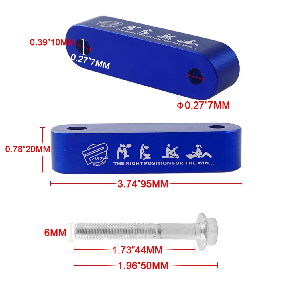 RASTP высококачественные алюминиевые подъемники с 4 шт. брызговиков для Honda Civic 92 95 EG