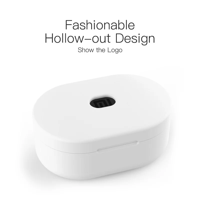 

KUULAA Silicone Earphone Case For Xiaomi Mi Redmi AirDots Headphones Cover TWS Bluetooth Earphone Wireless Headset Shell