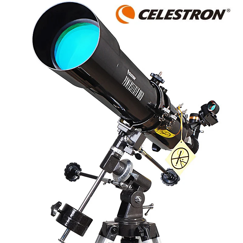 تليسكوب فلكي محترف من سيليسترون Powerseeker 80EQ تلسكوب فلكي نجمات فضائية كوكب قمر EQ2 جبل استوائي ألماني