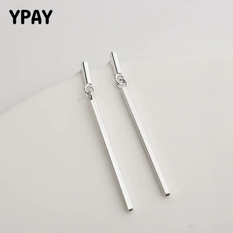Серьги подвески YPAY из 100% настоящего серебра 925 пробы корейские висячие серьги