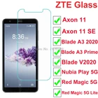 Стекло для ZTE Blade 20 A3 V2020 Prime, защитная пленка из закаленного стекла для экрана ZTE, красная Волшебная искусственная фотография, фото 11 SE, 2 шт.