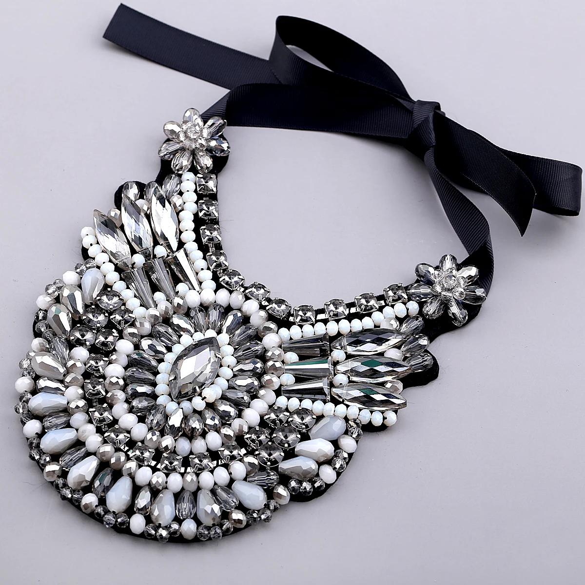 Колье-чокер женское с кристаллами 7 цветов | Украшения и аксессуары