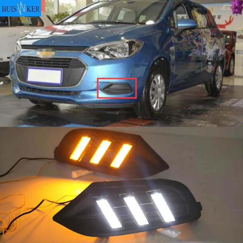 1 набор Автомобильный светодиодный DRL светильник дневного Дневной с Поворотная