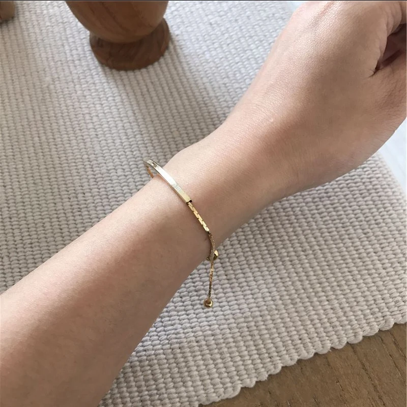 

Charm Stainless Steel Chain Bracelet for Women Girls Gold Color Link Bracelet Bohemian Jewelry Drop Shipping