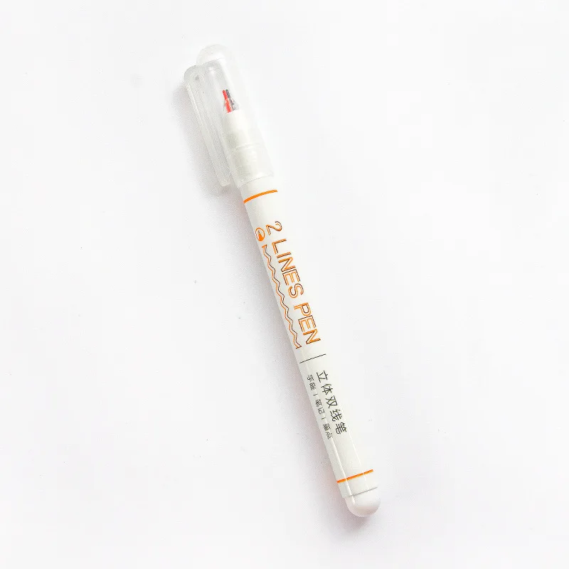 1 шт. креативная двухстрочная ручка милая девушка двухцветная с рисунком узором