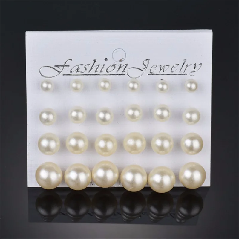 

Fashion popular luxury suit square zircon peach heart pearl earrings women's Valentine's day prom wedding gift wholesale