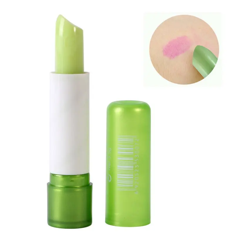 1PCS women lip gloss Aloe Vera Natural Moisturizing Richness Color Changing Lipstick 2018 |