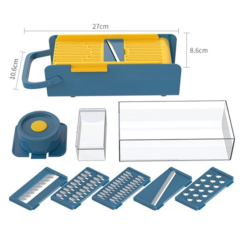 

ONEUP Vegetable Fruit Slicer Grater Cutter Multifunctional Potato Peeler Carrot Grater Drain Basket New Kitchen Tool Accessories