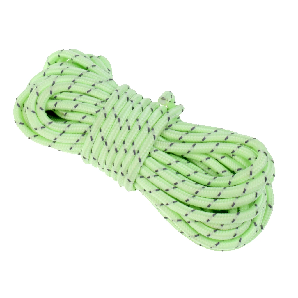 

5mm Reflective Guyline Tent Rope Guy Line Cord Camping Tarp Tent Accessories