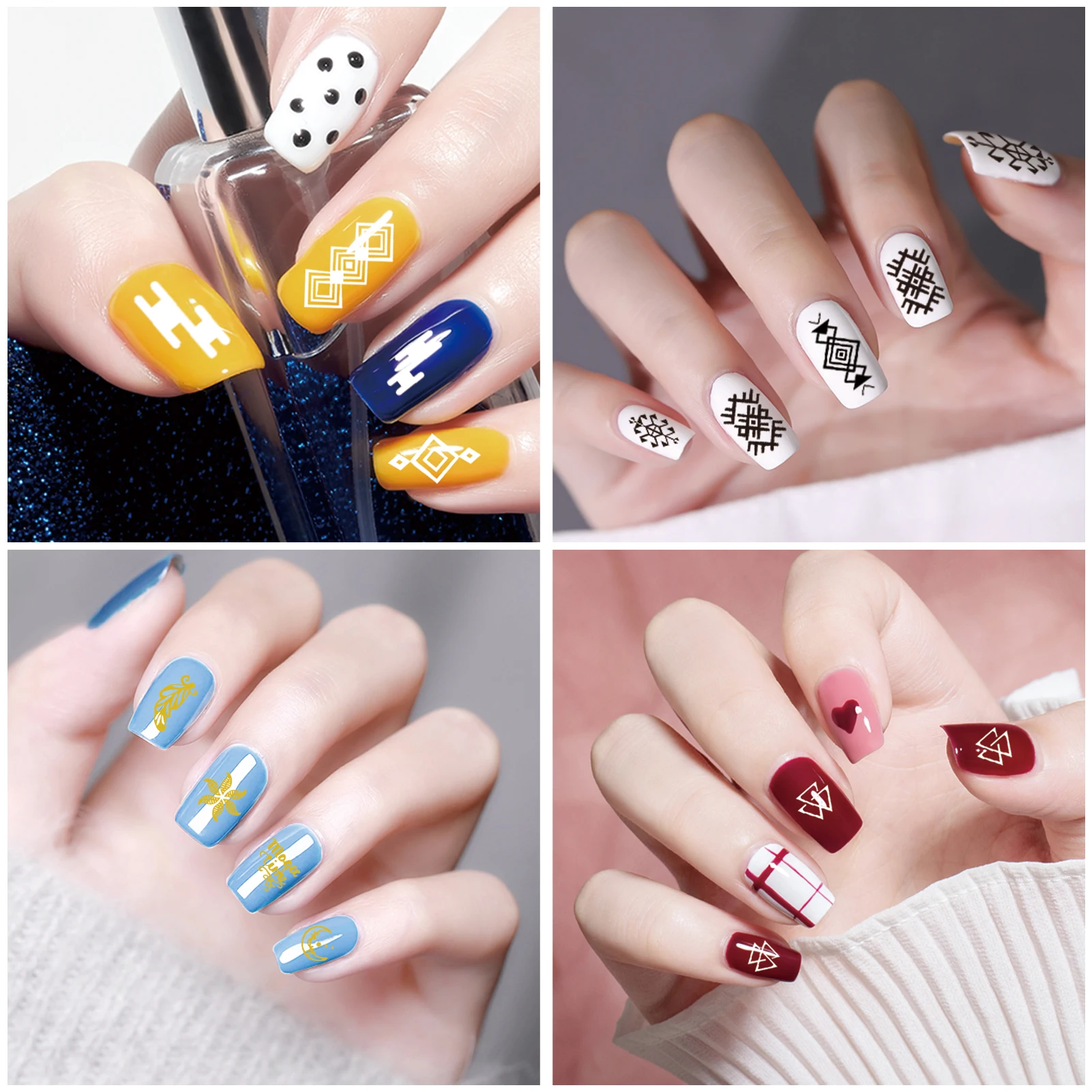 

BIUTEE Nail Stamping Gel Polish Varnish Colorful UV Stamping Plates Printing Polish Gel Set Nails BIUTEE Gel Kit Nail Art