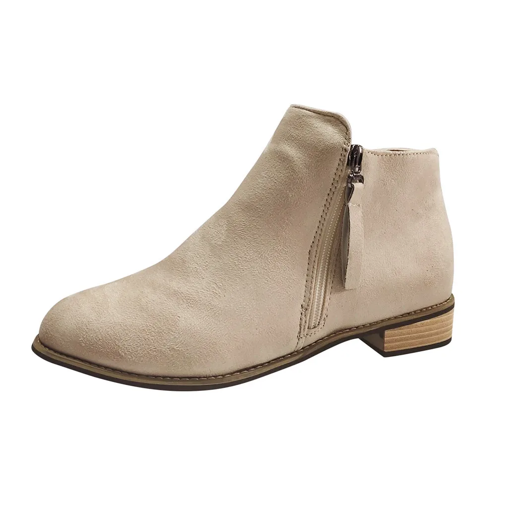 SAGACE/Новинка Сезон осень зима Женские ботильоны на плоской подошве с острым