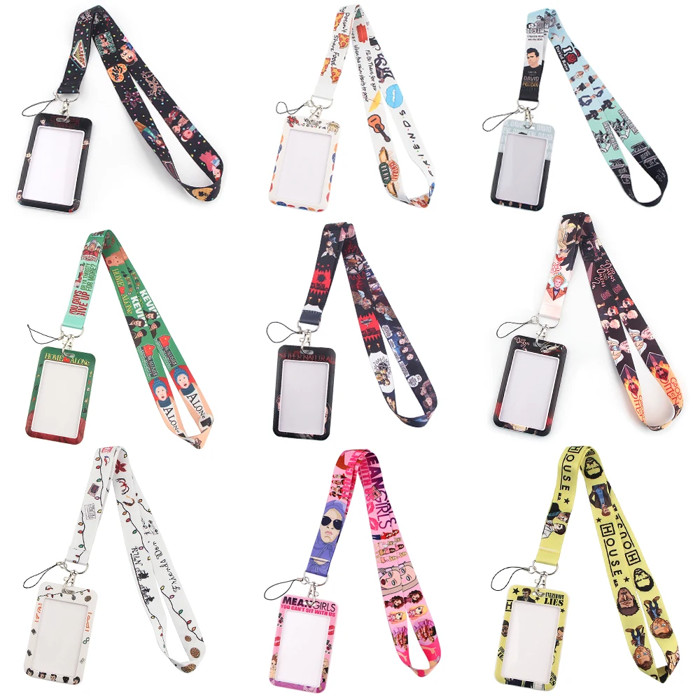 

JF1035 Hot TV Show Neck Strap Lanyards Keychain Holder ID Card Passport Hanging Rope Lariat Lanyard Key Chain Friend Gifts