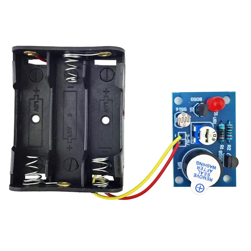 Электронный DIY Kit светочувствительная Звук Свет Сигнализация Suite электронная
