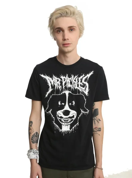 

Fashion Men's Summer T-Shirt MR.PICKLES LOGO T-SHIRT Men's Personality T-shirt Men Casual Shirt