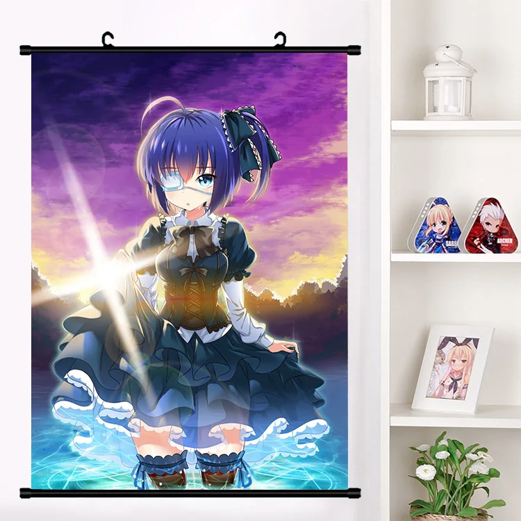 Аниме Chuunibyou Demo Koi ga Shitai! Тогаши Юта таканаши Рикка наклейки на стену панно
