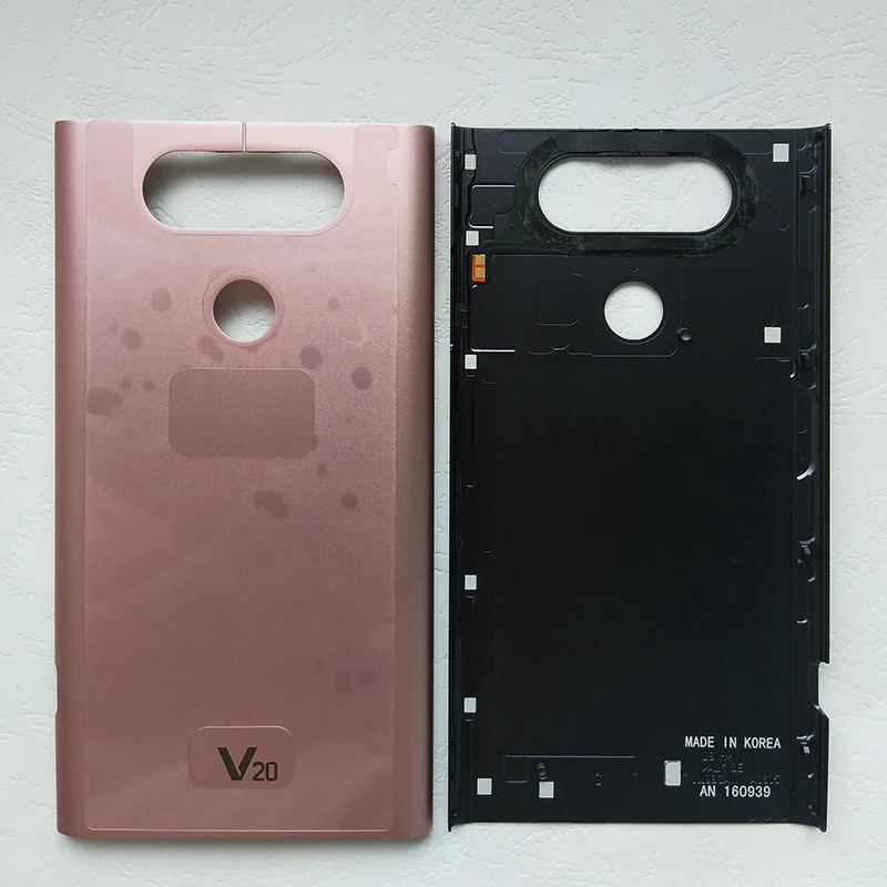 

ZUCZUG New Original Metal Battery Cover For LG V20 H990 H910 H918 LS997 US996 VS995 Rear Housing Back Case Door With NFC