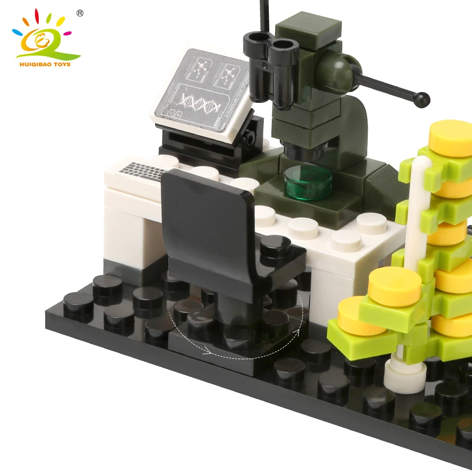 6 шт./компл. идеи пространство лабораторная фигурки строительные блоки город