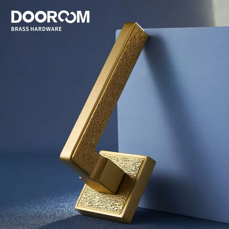 Набор дверных замков Dooroom латунный современный рок Interiror для спальни ванной