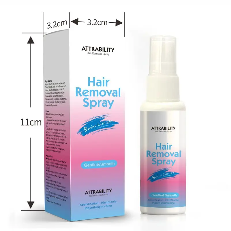 Притягательный спрей для удаления волос крем гладкой кожи безопасный быстрый