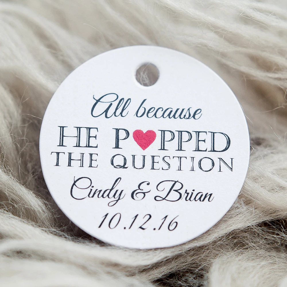 200 шт. круглых этикеток из крафт/белой бумаги размером 3,5 см для свадебных праздничных ярлыков милых призов для невесты на свадьбу с конфетами и медом.