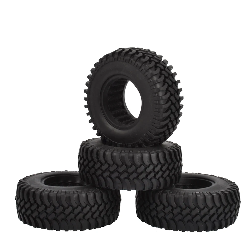 4 шт. шины 100 мм 1 9 дюйма для Axial SCX10 tamiya CC01 D90 1/10 RC Внедорожник гусеничный автомобиль