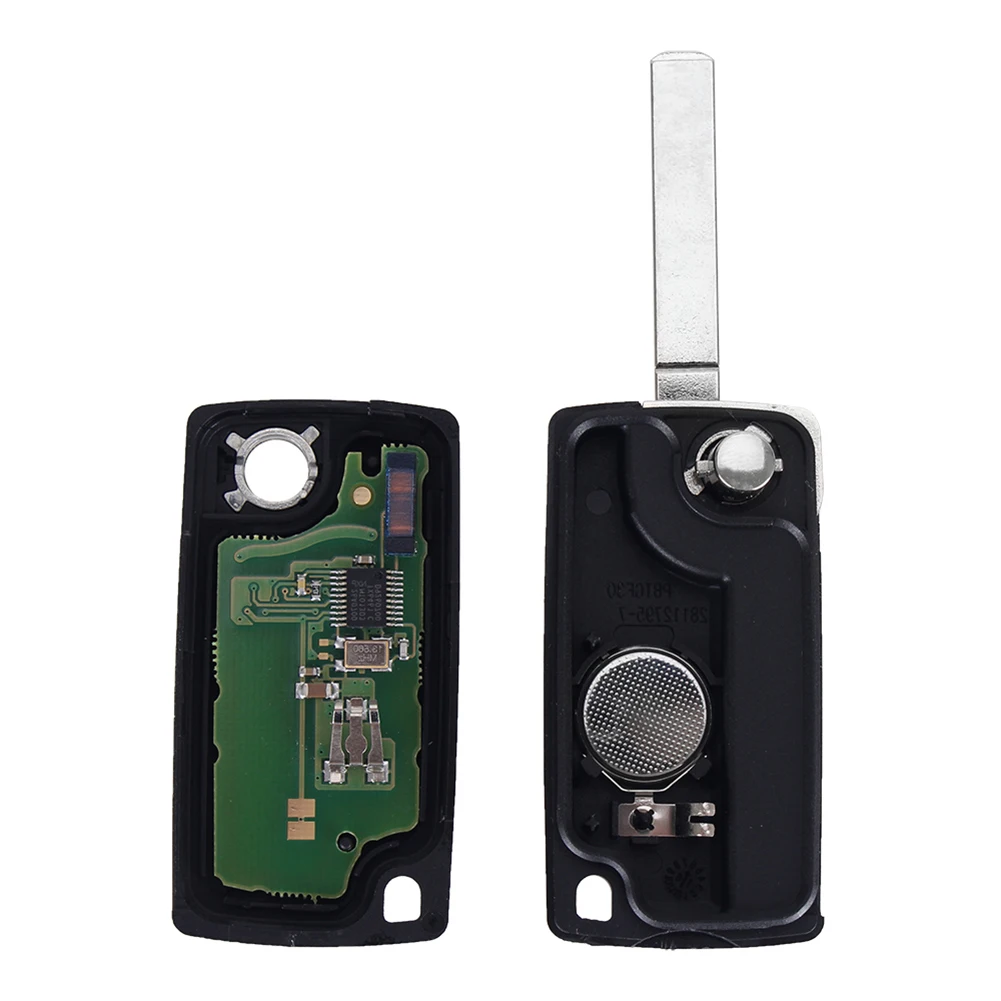 Чип PCF7961 434 МГц 3 кнопочный пульт дистанционного управления складной ключ для Peugeot