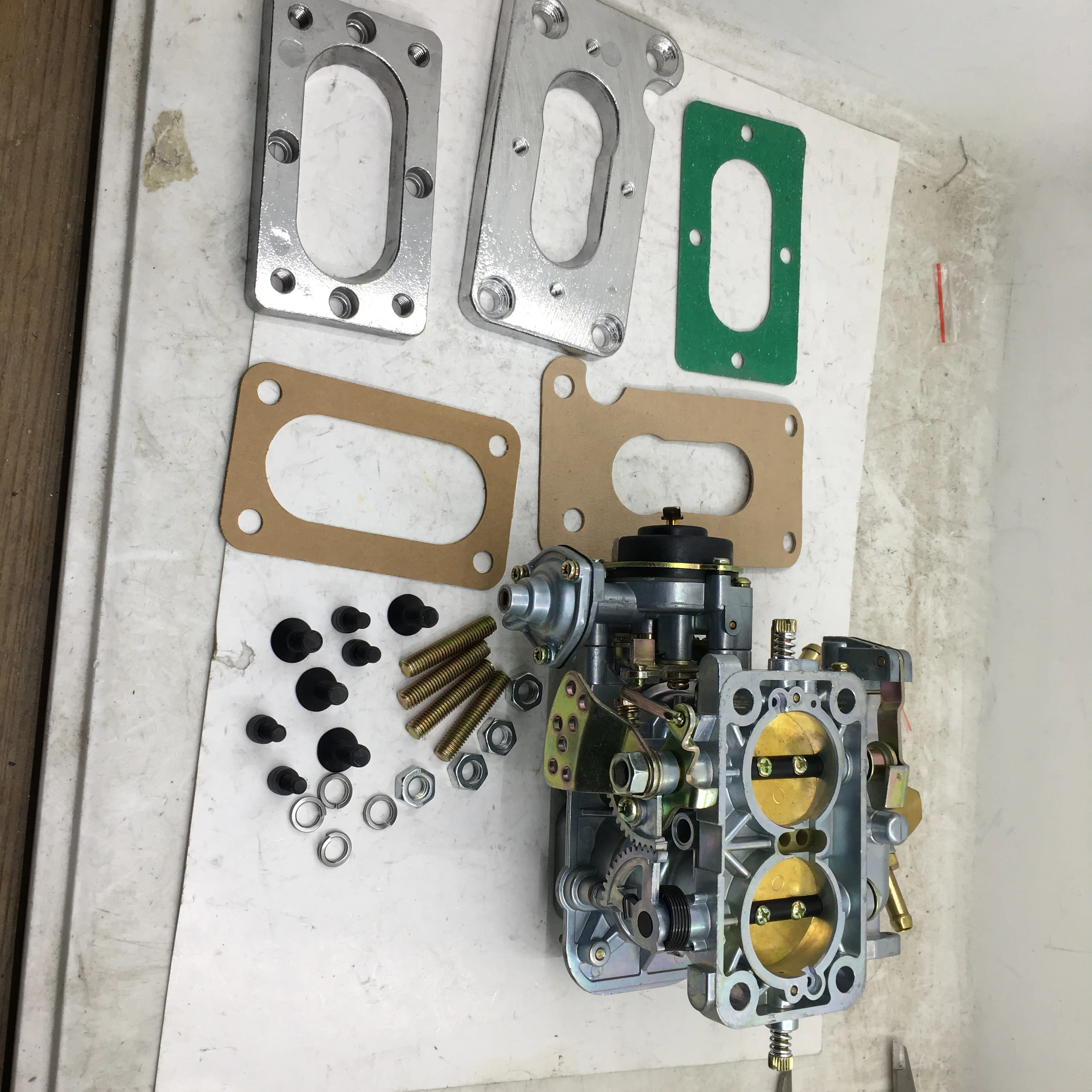 SherryBerg fajs EMPI Weber Carburetor Adapter plate for Mazda B2000 B2200 adpater+ 38x38 38mm dges dgas dgs carburettor carb | Автомобили