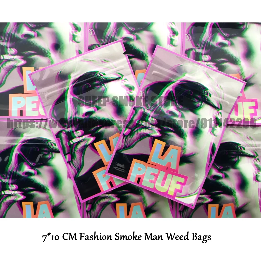 Мешочки для конфет Smoke Man алюминиевая майларовая фольга аксессуары курения 2021 |