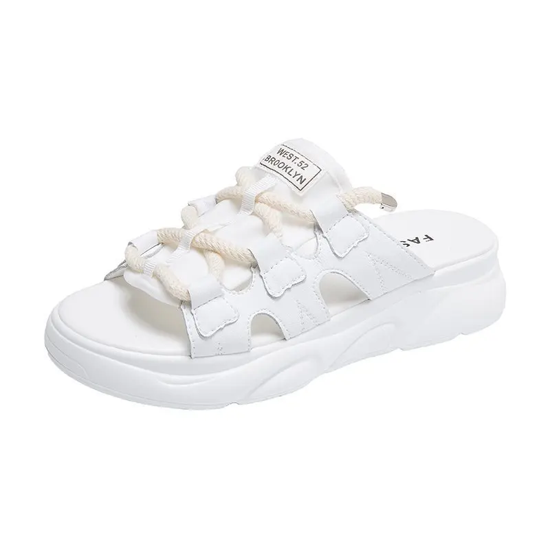 

Hollow out cool slippers for women wear 2021 summer new net red women's shoes