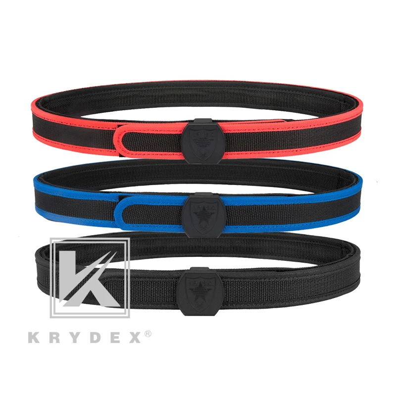 KRYDEX IPSC Tactical Shooting Belt USPSA IDPA Inner &amp Outner Double Competition High Speed For Airsoft Accessory |
