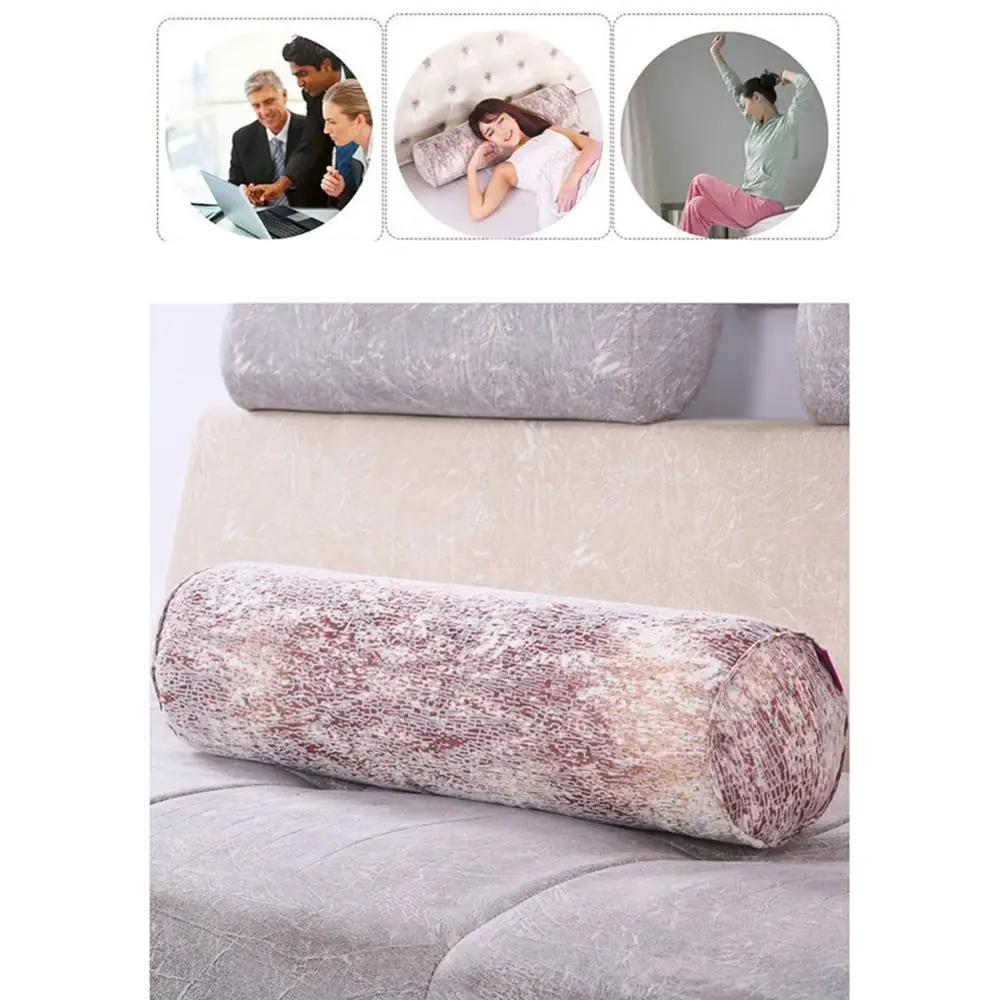 Овальная Длинная Подушка столбик EHOMEBUY съемная мягкая подушка современные