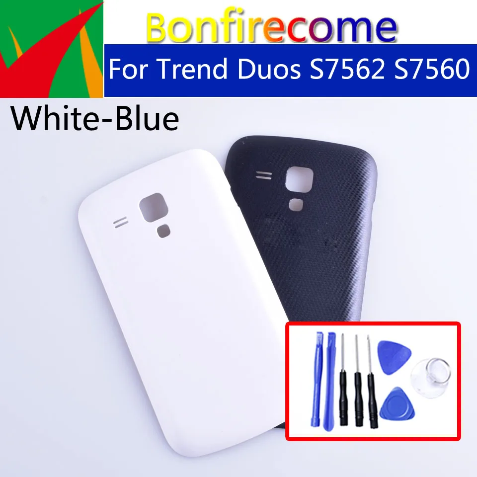 S7562 Задняя Крышка батарейного отсека для samsung Galaxy Trend Duos S7560 задняя крышка корпуса