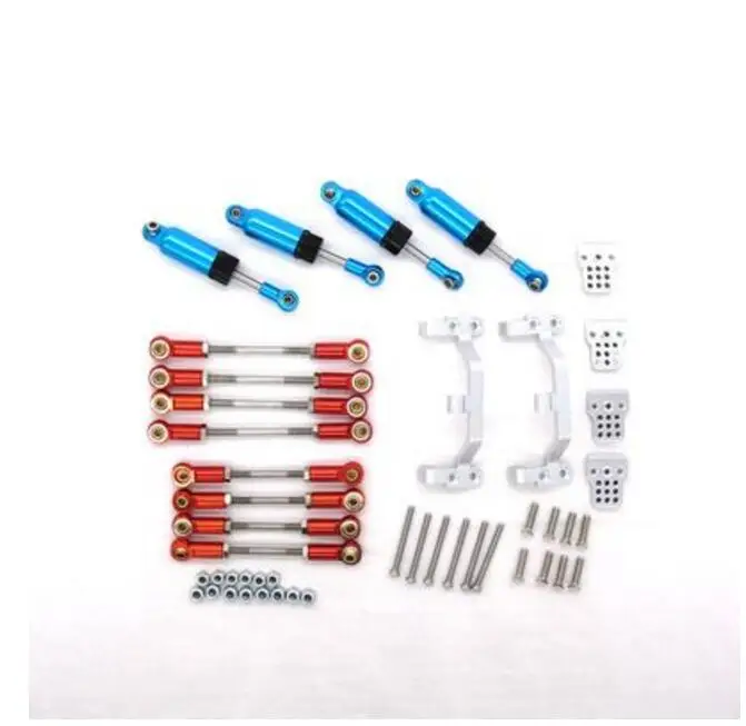 MN модель 1:12 D90 D91 RC автозапчасти для замены металлических запчастей регулируемый металлический рычаг+ сиденье для стержня+ Амортизаторы