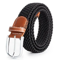 hreamkyfree shipping office womens belt 100 190 cm men elastic woven leisure outdoor waist belts gift box packaging