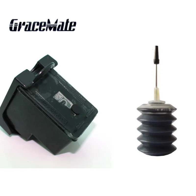 Бесплатная доставка чернил 62 черный многоразовый картридж для HP Officejet 5744 5746 5740 5742