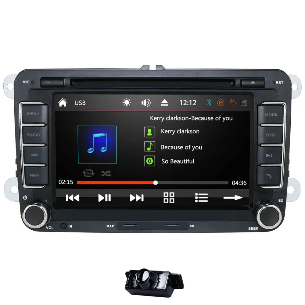 7 дюймов 2 din автомобильный DVD gps радио плеер для Volkswagen VW golf 5 touran passat B6 B7 Lavida polo tiguan Skoda с gps картой