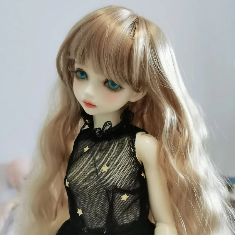 2021New Стиль 1/3 1/4 1/6 1/8 Bjd парик высокая Температура курчавый волокна волос MSD SD Yosd для