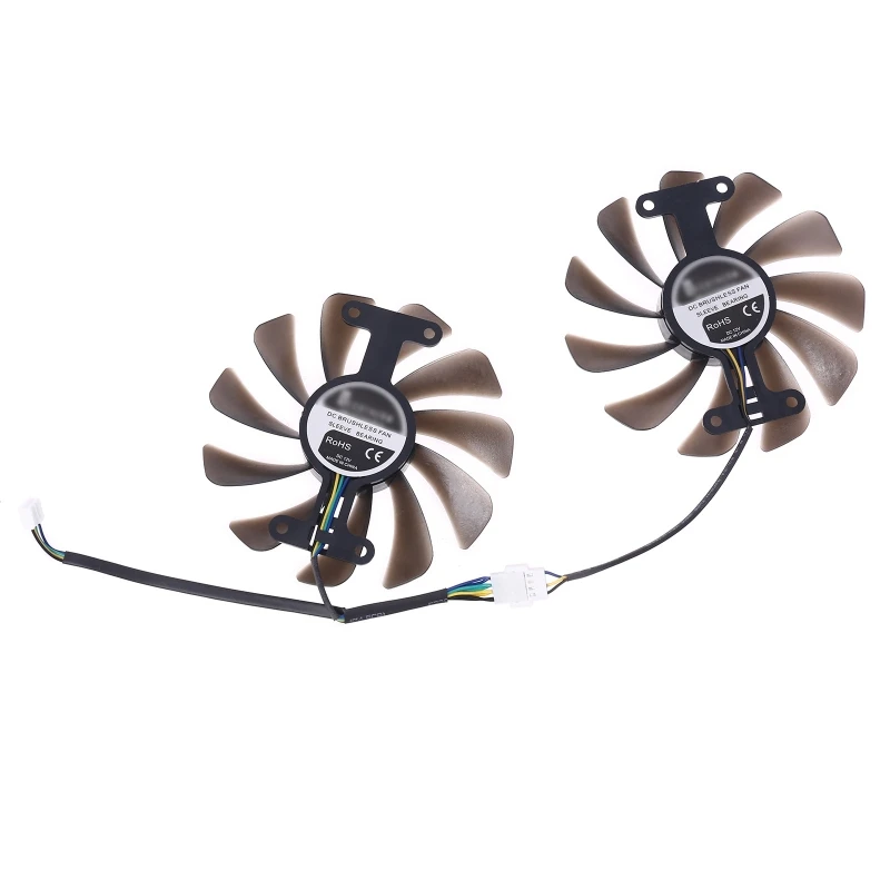 95 мм GALAX GeForce GTX1070 1070Ti охлаждающий вентилятор GPU для KFA2 AMP Core Graphics Fan F3MA |