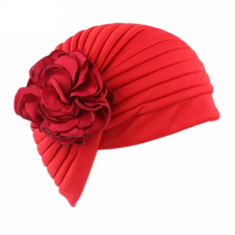 Модная женская кепка Chemo мусульманский тюрбан головной убор с цветочным принтом