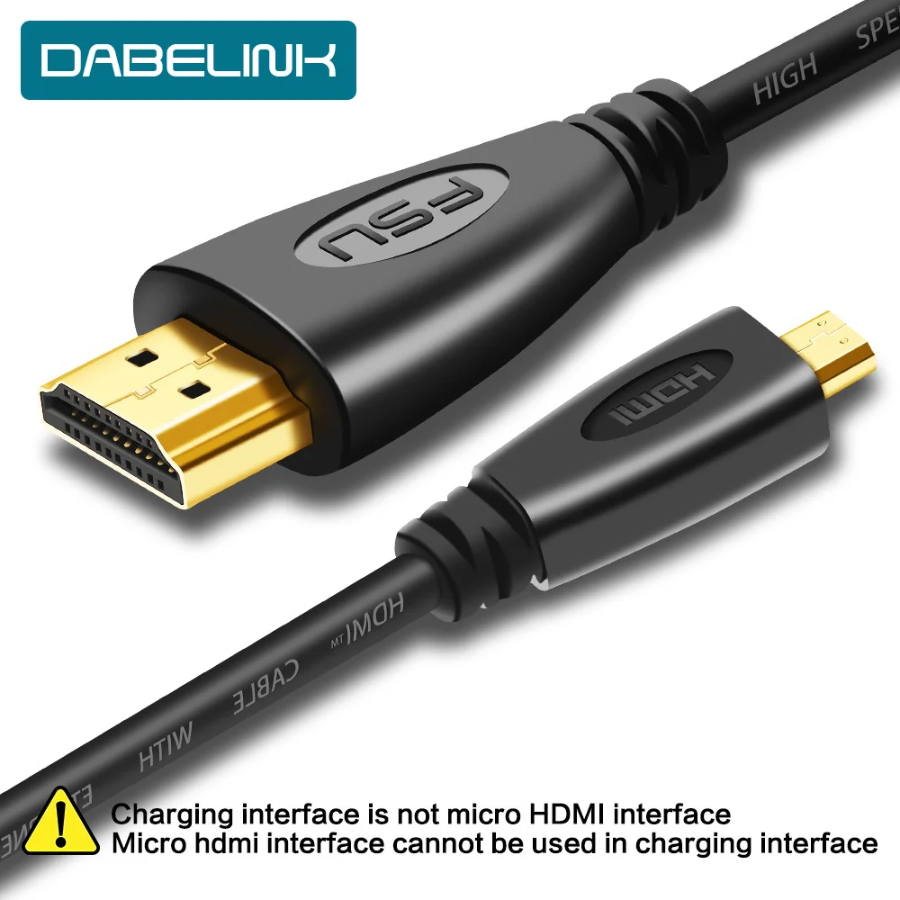 Кабель Micro HDMI позолоченный 1 4 в 3D 1080P м 5 3 м|Кабели HDMI| |