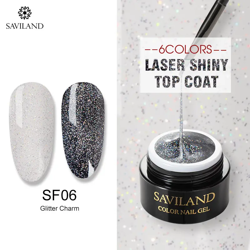 6ml SF06 Saviland 30 мл УФ быстросохнущее резиновое Базовое покрытие верхнее покрытие лак стойкий не Чистый Блестящий гель лак для ногтей праймер для дизайна ногтей - Цвет: 6ml SF06