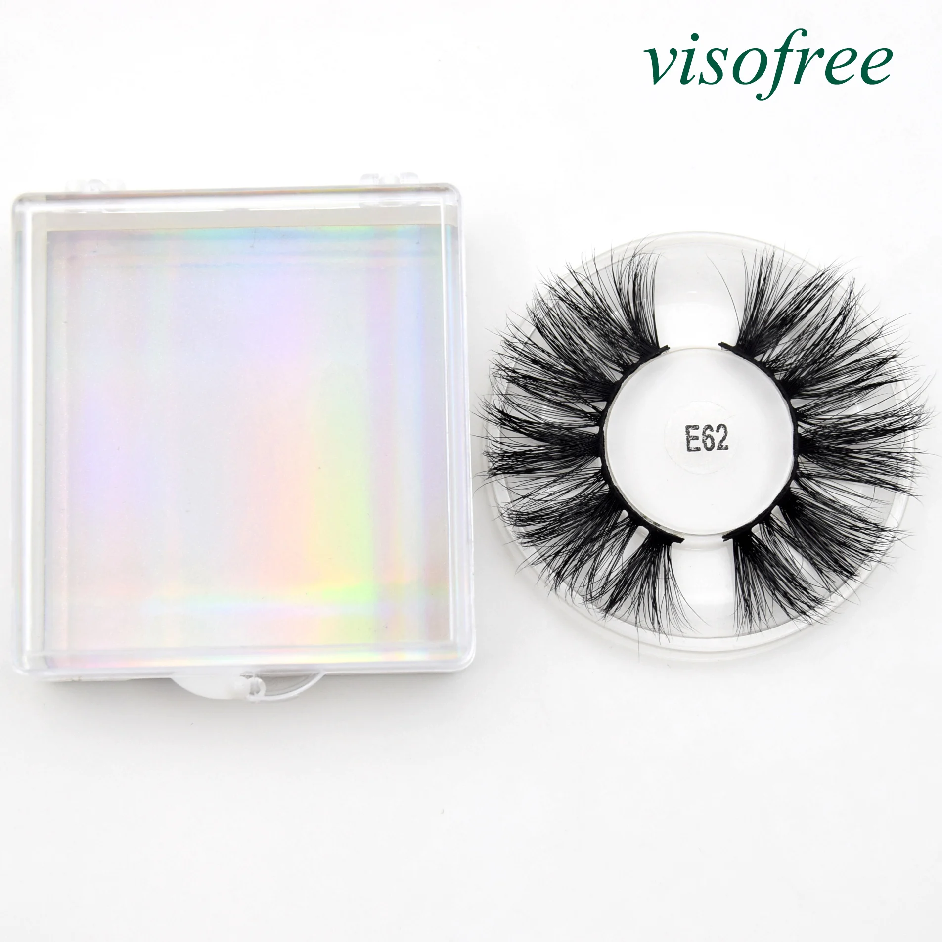 Visofree 3D накладные ресницы из норки крест-накрест крест пушистые 25 мм Накладные