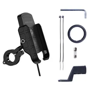 12v phone qi fast charging wireless charger motorcycle bracket holder waterproof mount stand for iphone samsung huawei xiaomi free global shipping