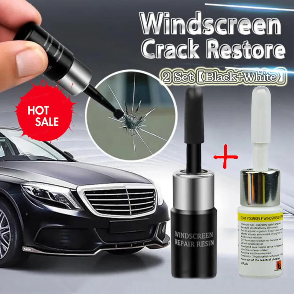 

Automotive Repair Fluid Car Chip Fluid Glass Repair Set 2 PCS Practical