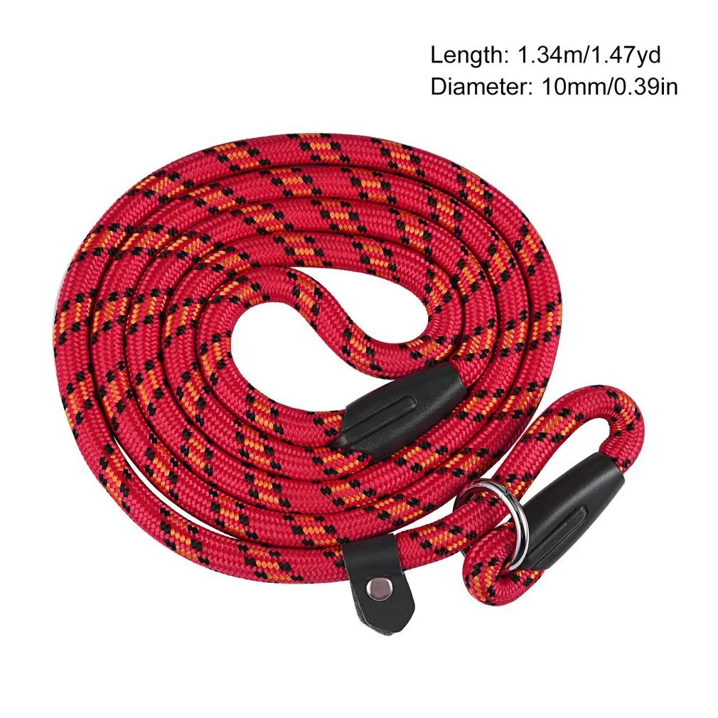 

Light Dog Training Leash Chew Resistant Nylon Ergonomic Anti Slip Grip Traction Rope Durable Easy to Control