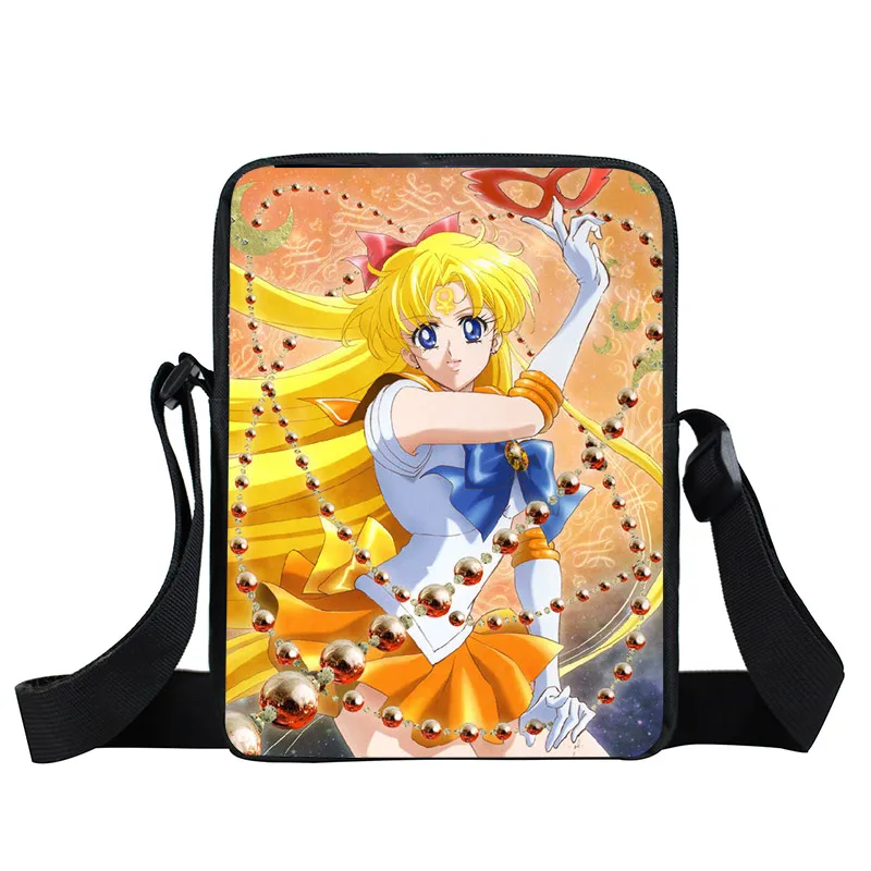 xkbmsn71 Аниме Сейлор Мун сумка-мессенджер SailorMoon Кристалл девушки мини-сумка на плечо женские сумки на каждый день Детские Школьные сумки Дети крест книжная сумка - Цвет: xkbmsn71