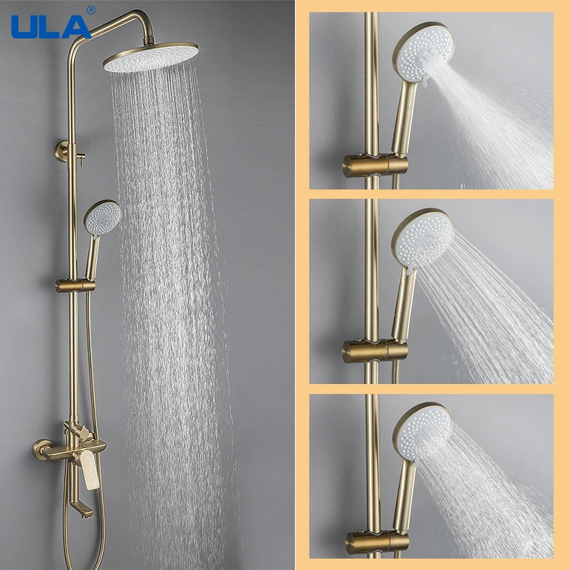 Смеситель для душа из нержавеющей стали с дождевой насадкой | Строительство и