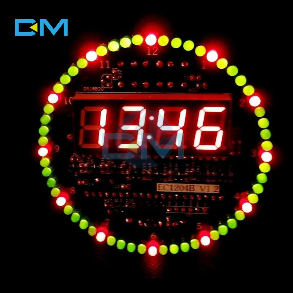Вращаюсветодиодный светодиодный светодиодная цифровая плата DS1302 51 SCM 3 в 5 В |